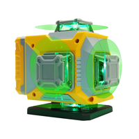 Niveaux laser à faisceau vert à 16 lignes 360 Outil de mesure de haute précision à nivellement automatique