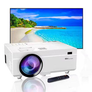 Projecteur intelligent M6 Android Wifi 2024, dernier modèle, 380 ANSI, 720p HD, prise en charge vidéo 4K, mise au point manuelle, <span class=keywords><strong>pour</strong></span> conférence - Product Image 1