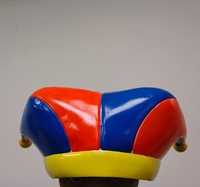 Costume de cosplay Pomni du cirque numérique incroyable de l'anime, masque en latex de dessin animé pour décorations, fête d'Halloween, masque de mascarade
