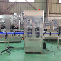 Machine d'étiquetage de film rétractable pour pots de yaourt et de beurre PP PS, applicateur d'étiquettes de manchons rétractables