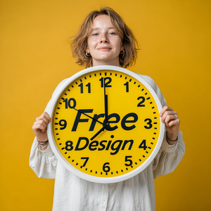 Horloge murale en plastique personnalisable avec <span class=keywords><strong>collage</strong></span> <span class=keywords><strong>photo</strong></span> et <span class=keywords><strong>texte</strong></span>, cadeau souvenir silencieux sans tic-tac pour mariages et anniversaires - Product Image 1