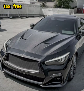 Kap Mesin Serat Karbon OEM Fit Q50 untuk INFINITI Q50, Upgrade Serat Karbon Asli, Pengurangan Berat, Kap Mesin INFINITI Q50 - Product Image 2