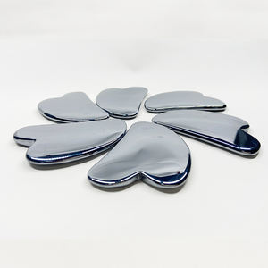 Factory Wholesale White Jade Guasha Facial Massage Jade <b>Roller</b> Gua Sha with Box Beauty - Product Image 5