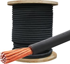 Precio de fábrica <span class=keywords><strong>directo</strong></span> TPE/caucho/EPR/CPE Superflex 16mm 25mm 35mm 50mm 95mm 70mm 400amp 500amp 600amp PVC cobre 2/0 Cable de soldadura - Product Image 2