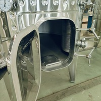 Équipement de vignetterie TEK Machinery, cuve en acier inoxydable pour vin 500L, cuves inox pour vin 1000 litres, cuve de stockage du vin