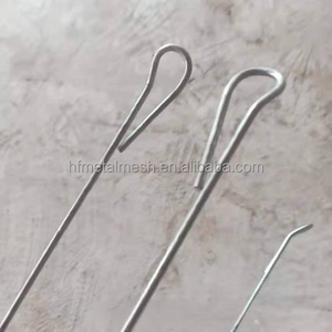 Chaîne à maillons rapides en fil d'acier galvanisé, technique de tissage pour la fixation à double anneau de bouteilles en coton et en plastique, découpe et pliage - Product Image 2