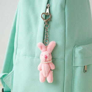Portachiavi Mini Coniglio in Peluche dal Design Compatto e Carino per Esporre le Chiavi - Product Image 3