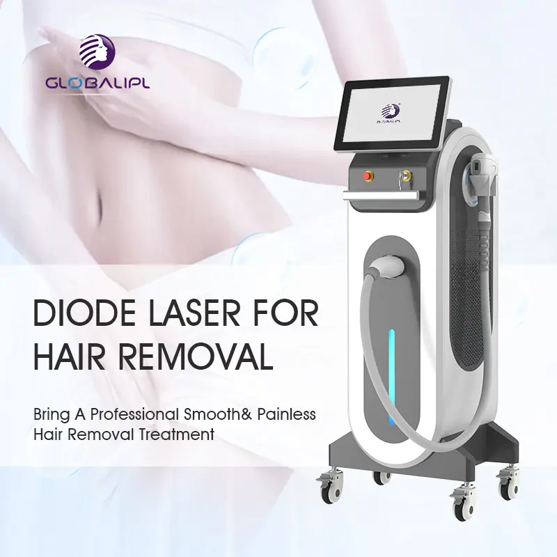 Professional 6 handles Medical Beauty Machine Diode Laser Hair Removal machine 2000w 808 diode laser hair removal machine