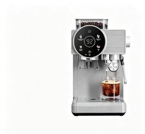 Machine à expresso <span class=keywords><strong>italienne</strong></span> professionnelle avec mousseur à lait automatique, machine à expresso, cappuccino et latte <span class=keywords><strong>pour</strong></span> le bureau et la maison, <span class=keywords><strong>café</strong></span> <span class=keywords><strong>moulu</strong></span> - Product Image 1