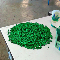Granulés de couleur verte PP Masterbatch à haute concentration