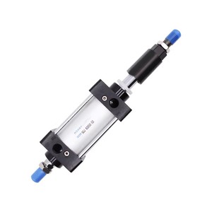 Cylindre pneumatique à course réglable double SCJ32 40 50 63 80 75 125 150 200 50 100S, type standard, connexion filetée - Product Image 1