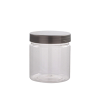 Pot en plastique PET de qualité alimentaire avec couvercle, disponible en 5oz, 6oz, 7oz, 8oz, 10oz, 150ml, 180ml, 200ml, 250ml, 300ml