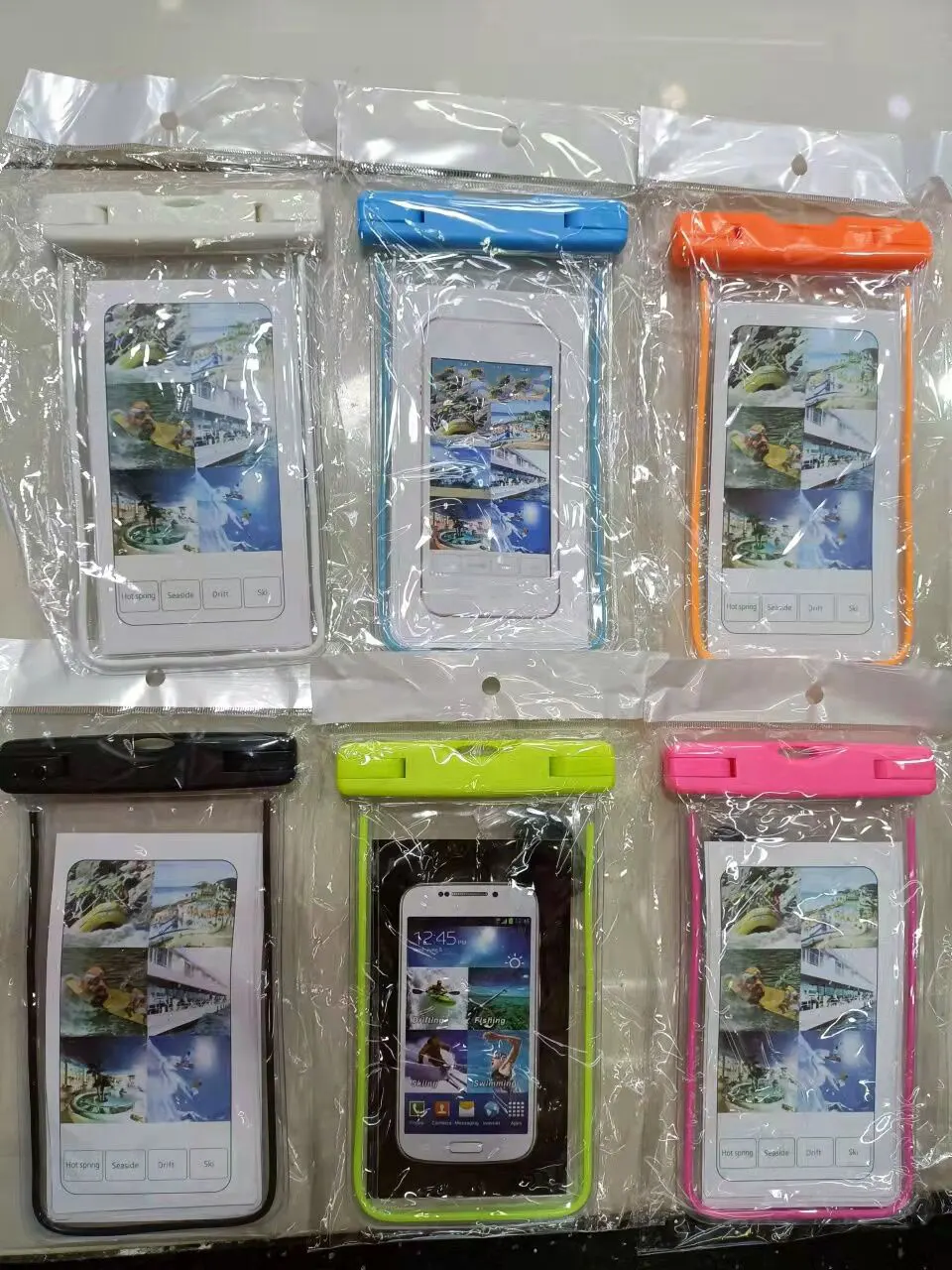Free Sample Wholesale Pvc Universal Size Underwater Ipx8 Water Proof Pouch Case Waterproof Phone Bag For Mobile Phone