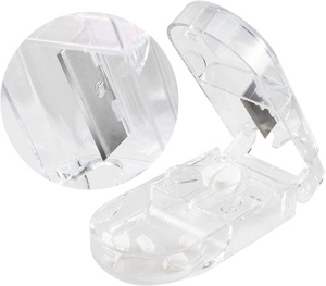 Cortador de pastillas de viaje portátil, divisor de pastillas con cuchilla - Product Image 6