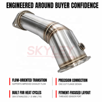 Kit de Downpipe S58 Twin Fatboy pour BMW M3 G80 M4 G82 M2 G87 3.0L en Acier Inoxydable 304 – Amélioration des Performances d'Échappement