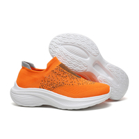 Chaussures de sport et de course décontractées unisexes transfrontalières en cuir véritable et maille, grande taille, à enfiler, pour le sport et l'extérieur
