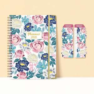 2026 Custom New A5 Size Hardcover Budget Gratitude Journal Planner Leather Saddle Stitched PP Daily Schedule Notebook - Product Image 1
