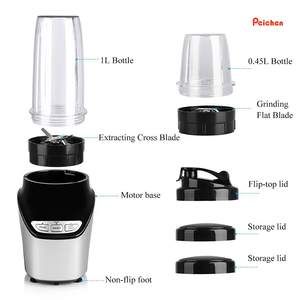 Mixeur Blender Commercial 1000W pour Smoothies et Jus – Appareil de Cuisine Professionnel pour Fruits - Product Image 6