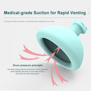 ซิลิโคนปาล์มคัพเสมหะสะอายกระตุกช่วยย่อยทารก เหมาะสําหรับทารกสะอายนมสะอาย - Product Image 2