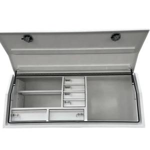 Caja de Herramientas para Camioneta con Apertura Lateral de Aluminio Tipo Checker Plate - Product Image 2