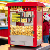 Equipo para Snacks de Bajo Precio: Máquina de Palomitas para Puestos de Mercado Nocturno, Máquina Rápida para Hacer Palomitas.