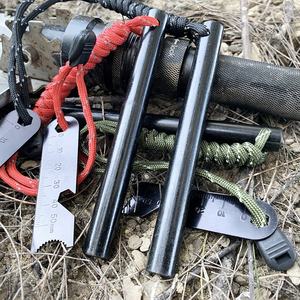 IRONDONKEY Technique outil impacteur démarreur à allumage rapide avec tige <span class=keywords><strong>Fero</strong></span> pour Camping survie 550 Paracord Nylon allume-feu - Product Image 2