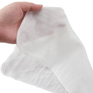 Serviette <span class=keywords><strong>poncho</strong></span> en coton naturel, lingettes douces pour le visage, serviette en tissu éponge, serviette en mousseline pour jouets, serviette en mousseline pour démaquiller - Product Image 1