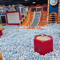 Vente directe des fabricants - Équipement de terrain de jeu intérieur pour enfants - Matériel ABS coloré - Taille et thème personnalisables - Marque HELLO CAT
