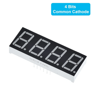 0.56인치 LED 디스플레이, 7세그먼트 1자리/2자리/3자리/4자리 디지털 튜브, 빨간색 공통 음극/양극 디지털 - Product Image 6