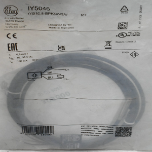 Sensor de Proximidade Indutivo Efector IY5046 Original Novo IYB30,8BPKGV2A RT para PLC - Product Image 1