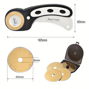 Titanium Coated SKS-7 Sharp Durable Replacement Rotary Blades for Quilting, <b>Sewing</b>, Heavy Fabric Cutting, Fits Olfa, Fiskars - Product Image 5