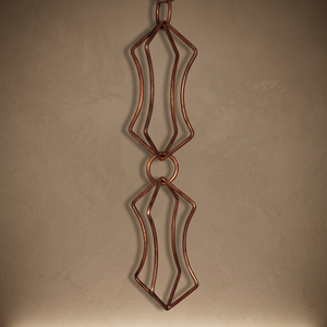 Cadena de Lluvia de Cobre Simple para Decoración de Jardín Exterior, Diseño de Flujo de Agua para Patio y Jardín - Product Image 2