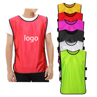 <strong>Football</strong> Training Vest Custom Unisex Promotional 100% Polyester Custom Breathable <strong>Football</strong> Training Vest Soccer Training