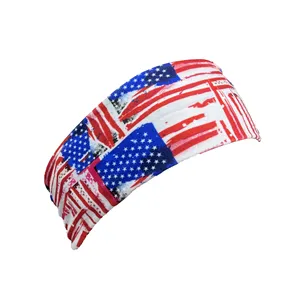 Custom USA American Flag Hats Beanie Headbands Election Support March Product Fast Ship Ready Goods God Bless American Hairbands