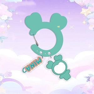 Porte-clés mousqueton <span class=keywords><strong>KPOP</strong></span> MOMO <span class=keywords><strong>MINA</strong></span> SANA en acrylique, pendentif porte-clés TZUYU DAHYUN JIHYO, breloque décorative pour sac, accessoires, cadeau pour fans - Product Image 6