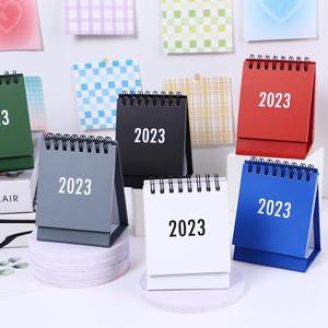 Mini Calendario de escritorio de nuevo diseño, calendario de mesa de papel de doble bobina para planificador - Product Image 4