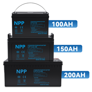 Аккумуляторная батарея NPP Solid State LiFePO4 12В 100-200Ач 1-2.5кВтч с интеллектуальной BMS, 10000 циклов, сертификаты CE/RoHS, гарантия 3 года, для лодок - Product Image 1