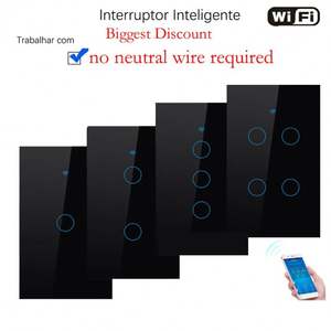 สวิตช์ไฟอัจฉริยะแบบสัมผัสมาตรฐานอเมริกา รองรับ <span class=keywords><strong>Alexa</strong></span> สวิตช์ติดผนังแบบสัมผัสผ่าน WIFI ใช้งานกับแอป EWelink ไม่ต้องใช้สายนิวทรัลหรือไม่มีสายนิวทรัล - Product Image 6