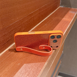 Funda para Teléfono Móvil con Correa Brillante para Muñeca, Compatible con iPhone 17 16 15 14 Pro Max, Soporte de Cuero con Cordón, Cubierta Trasera - Product Image 2