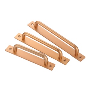 GQK Modern Aluminum Rose Gold <b>Kitchen</b> Furniture Hardware Handles for Dresser and Drawer - Product Image 2