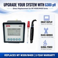 Analizador y Controlador Digital Industrial de pH/ORP, RS485 MODBUS-RTU, 4-20mA, IP65, LCD, Doble Relé, Analizador de Tratamiento