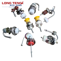 Tendeur de fil en céramique avec ensemble de tension à ressort Creel de ceinture en métal et en plastique pour machines à tricoter Pièces de rechange pour machines textiles