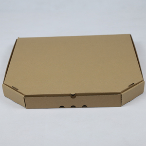 卸売12 "バーガーパッケージカートンサプライヤーカスタムデザイン印刷梱包バルク安いピザボックスロゴ付き - Product Image 1