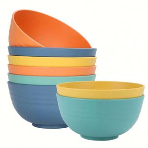 Eco Friendly Biodegradable <b>Cereal</b> Unbreakable Wheat <b>Straw</b> Dinnerware <b>Bowl</b> Set Noodle Salad Rice Soup <b>Bowls</b> - Product Image 2
