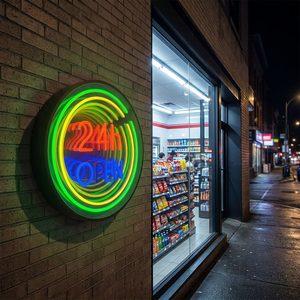 Insegna a Specchio Infinito Personalizzata con Luci LED, Scatola Luminosa in Acrilico Multistrato, Lettere LED per Negozi e Caffetterie - Product Image 1