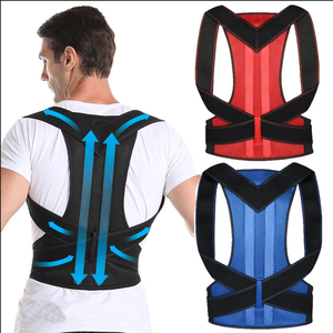 Correcteur de posture réglable Support dorsal respirant avec dispositif de protection <span class=keywords><strong>pour</strong></span> redresseur d'épaule <span class=keywords><strong>pour</strong></span> hommes femmes bébés - Product Image 1