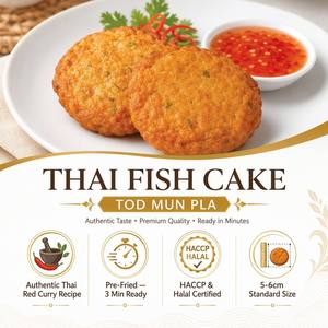ขนมปลาทอดสำเร็จรูป (ต๊อดมุนปลา) |   เนื้อปลาสุริมิแช่แข็งรสแกงแดง |   ฮอทพอทและอาหารเรียกน้ำย่อยแบบ IQF พร้อมเสิร์ฟ - Product Image 3
