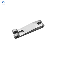 Support de tringle de penderie en alliage de zinc CNC, support de suspension en acier inoxydable micro-usiné pour tringle de placard