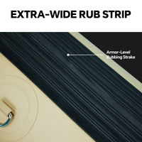 HOMFUL Pare-battage gonflable renforcé de 3 m pour bateau, protection latérale marine avec bande de protection en caoutchouc pour yacht, quai de marina