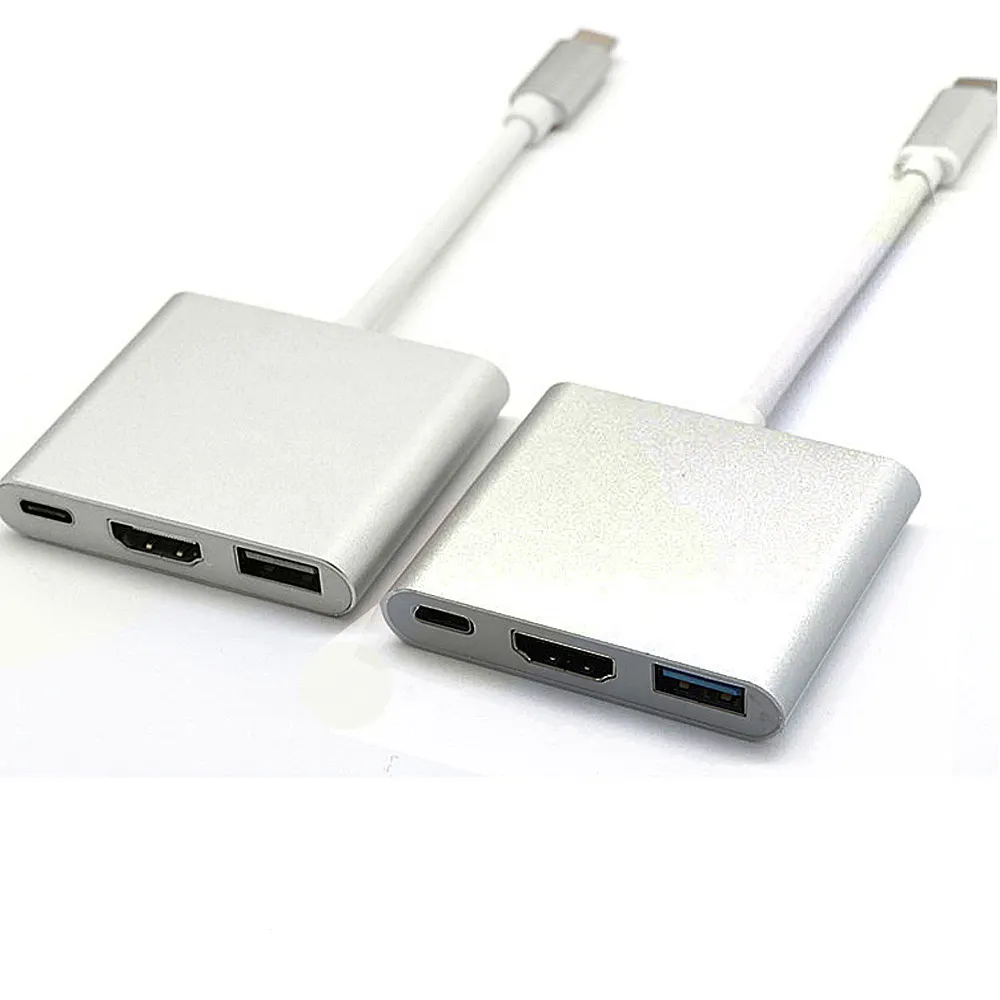 Usb Micro Hdmi Naar Displaypoort Voor Hoofdtelefoon Splitter 2 In 1 Audio Kabel Adapter Usb 3.0 Naar Hdmi 2.0V Vga Type C Hub Kabel